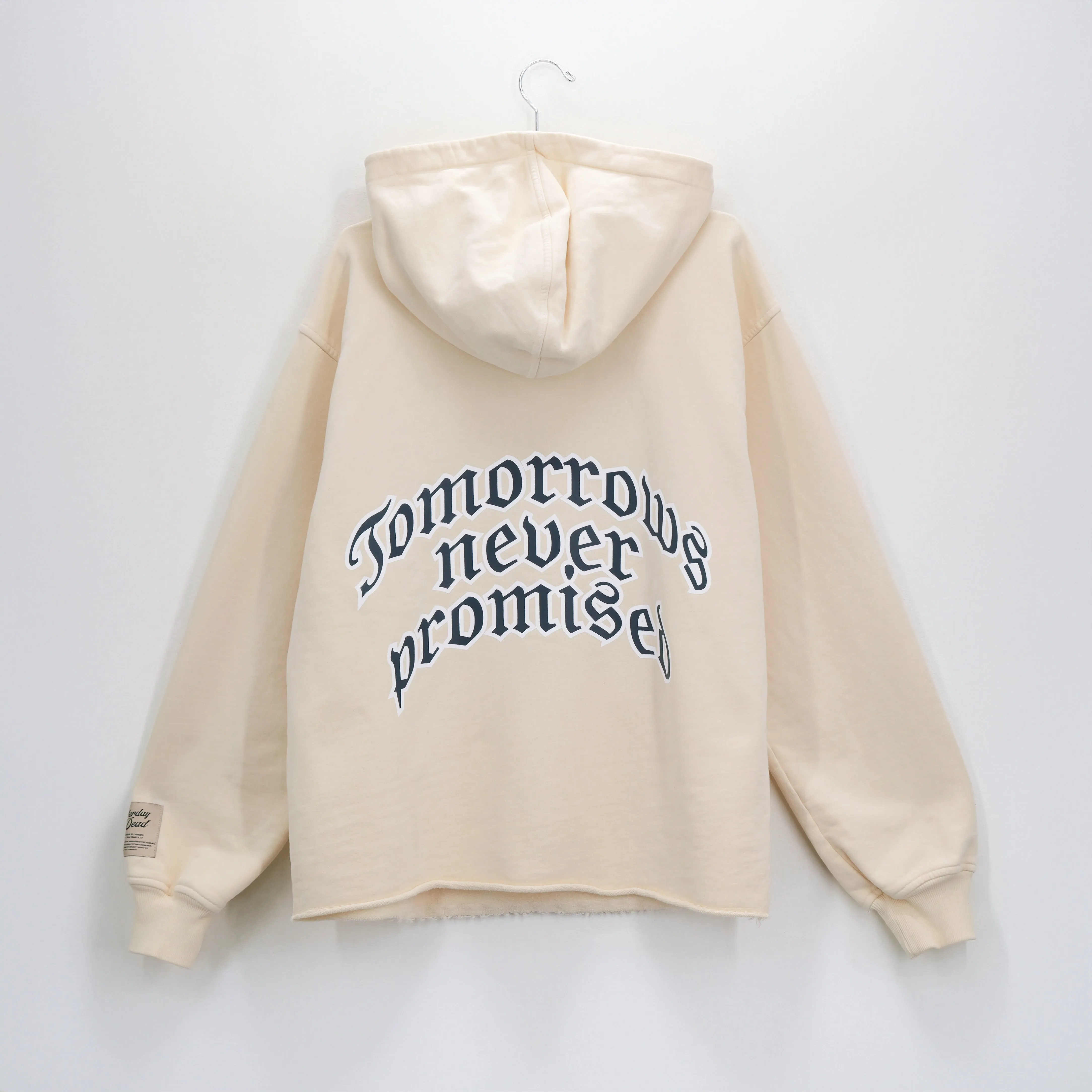 TNP Raw Edge Hoodie Natural